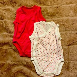 UNIQLO Cotton Mesh Inner Sleeveless Bodysuit